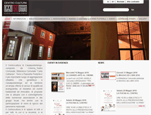 Tablet Screenshot of centrocultura.weblight.it